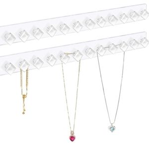 Pair of acrylic jewelry hanger organizers NIB